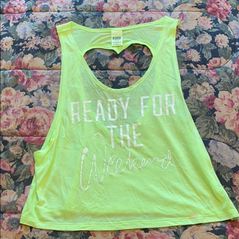 Ready for the Weekend ❤️ back cutout top by PINK